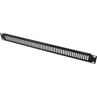 Logilink 19" Blank Panel 1U, perforated, black