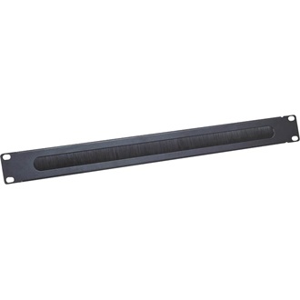 Logilink 19" Cable Entry Panel w/ brush 1U, black