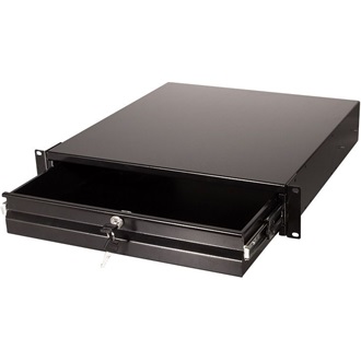 Logilink 19" Drawer for 19 inch racks, 2U, lockable, black
