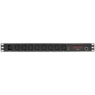 Logilink 19" PDU control unit 8 x C13, 1U, black