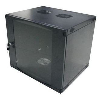 Logilink 19" Wallmount Single Section Box 06U, Flat Pack, black