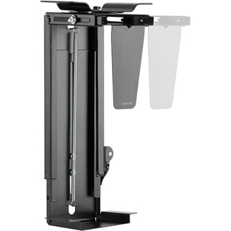 Logilink Adjustable Under-Desk CPU Mount, easy-locking,360°