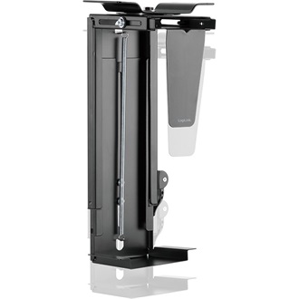Logilink Adjustable Under-Desk CPU Mount, easy-locking,360°