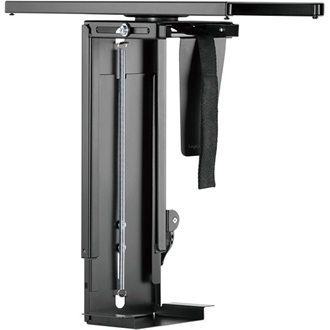 Logilink Adjustable under desk CPU mount, sliding track, easy-locking