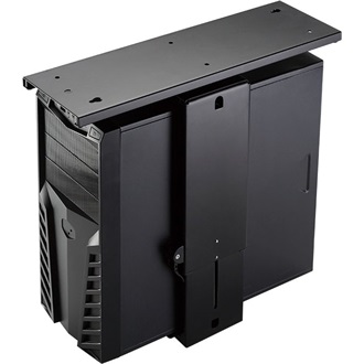 Logilink Adjustable under desk CPU mount, sliding track, easy-locking