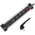 Logilink Aljzat 4 utas + kapcsoló, 4x CEE 7/3, 1x USB-A, 1x USB-C