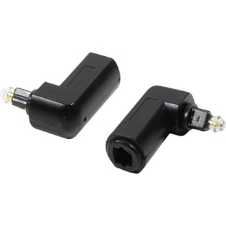 LogiLink Toslink -> Toslink M/F adapter fekete 90°