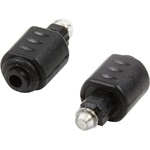 LogiLink Toslink -> Toslink mini M/F adapter fekete