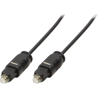 LogiLink Toslink -> Toslink M/M audio kábel 0.5m fekete PMMA