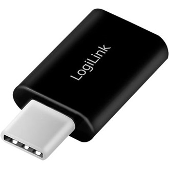 Logilink BT 5.3 adapter, USB-C Gen1, 3 Mbps, 20 m működési tartomány, fekete