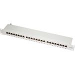 Logilink Cat.6A Patch Panel 24-Port STP, grey