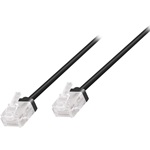 Logilink Cat.6A Slim High-Flex patch kábel fekete 15 m