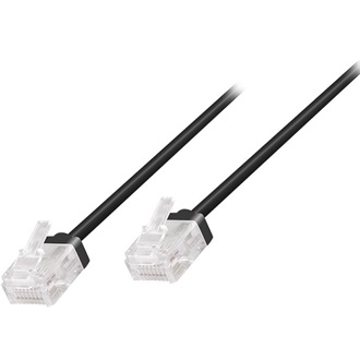 Logilink Cat.6A Slim High-Flex patch kábel fekete 20 m