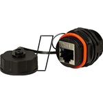 Logilink Cat.6A ipari válaszfalcsatlakozó 2 x RJ45