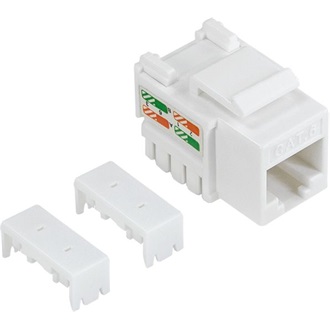 Logilink Cat.6 Keystone jack UTP, 90 -os IDC, 10 db