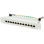 Logilink Cat.6 Patch Panel 12-Port 10", STP, grey