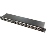 Logilink Cat.6 Patch Panel 24-Port 19" STP, black, PrimeLine