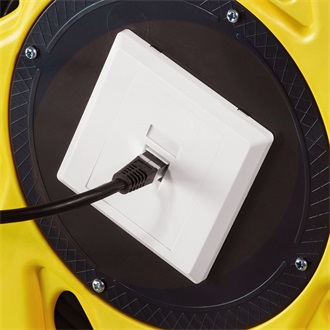 LogiLink Mobil RJ45 CAT7 S/FTP -> RJ45 CAT7 S/FTP F/F adatkábel 60m fekete TPE