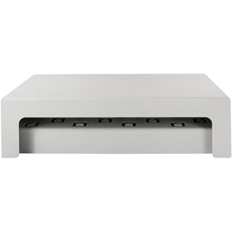 Logilink Consolidation point box  8-port, desk/wall/rail mounting, grey