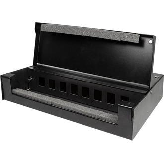 Logilink Consolidation point box for 8 or 12 keystone modules, black