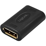 LogiLink DisplayPort 1.4 -> DisplayPort 1.4 F/F adapter fekete