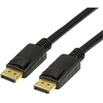 LogiLink DisplayPort 1.4 -> DisplayPort 1.4 M/M video kábel 3m fekete