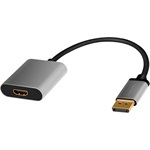 LogiLink DisplayPort 1.2 -> HDMI 2.0 M/F adapter 0.15m szürke