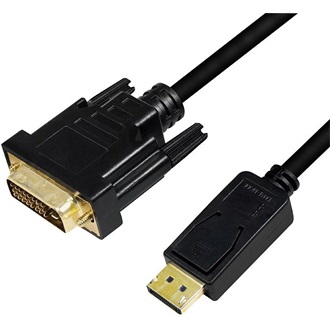 LogiLink DisplayPort 1.2 -> DVI-D M/M adatkábel 5m fekete