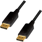 LogiLink DisplayPort 1.2 -> DisplayPort 1.2 M/M video kábel 5m fekete CCS