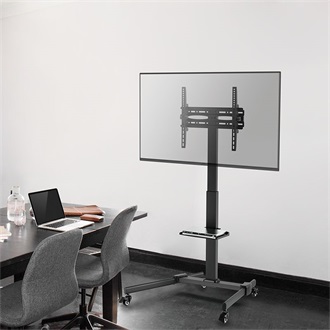 Logilink Display cart, 32"-55", height adjustable, black