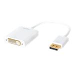 LogiLink DisplayPort 1.2 -> DVI-D M/F adapter 0.2m fehér