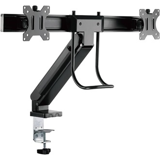 Logilink Dual Monitor mount, 17"-27", steel, space-saving
