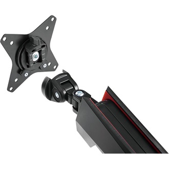 Logilink Dual Monitor mount, 17"-32", Gaming, aluminum,  w/hub & lighting
