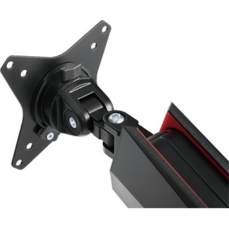 Logilink Dual Monitor mount, 17"-32", Gaming, aluminum,  w/hub & lighting