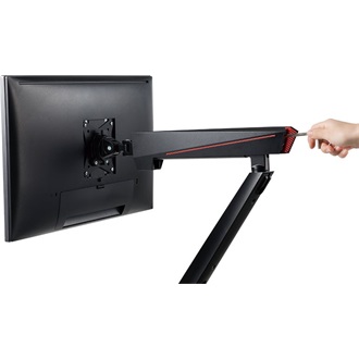 Logilink Dual Monitor mount, 17"-32", Gaming, aluminum,  w/hub & lighting