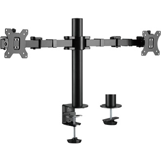 Logilink Dual Monitor mount, 17"-32", steel, 360° VESA plate, arm length: 380mm