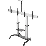 Logilink Dual TV-Monitor görgős állvány, 37-60", állítható magasságú