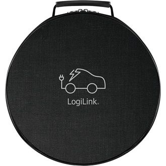 LogiLink Type 2 -> Type 2 M/F EV töltőkábel 7.5m fekete 20A, 11kW
