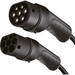 Logilink EV töltőkábel, Type 2, 3 fázis, spirál, 20 A, 11 kW, táskával, 5 m