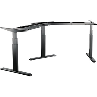 Logilink Electrically adjustable sit-stand desk frame, 120° angled