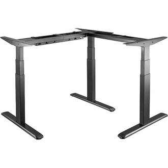 Logilink Electrically adjustable sit-stand desk frame, 90° L-shape