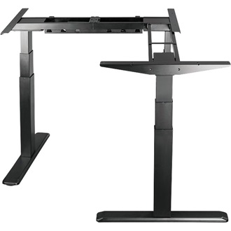 Logilink Electrically adjustable sit-stand desk frame, 90° L-shape