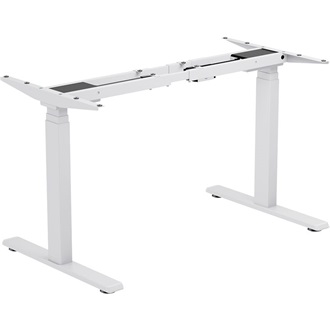 Logilink Elektromosan állítható asztalkeret, 3-szoros teleszkópos lábak, 2 motor, fehér
