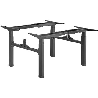 Logilink Elektromosan állítható dupla munkaállomás asztalkeret, 4 motor, fekete