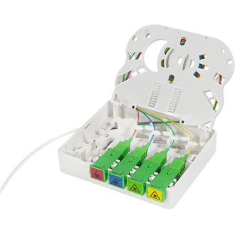 Logilink FTTH záródoboz 4 x SC/APC 30 m-es szerelőkábellel