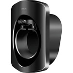 Logilink Fali tartó kábeltartóval EV töltőkábelhez, zárral, műanyag, fekete