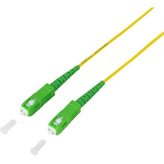 LogiLink SC/APC -> SC/APC M/M adatkábel 0.5m sárga OS2 9/125µ