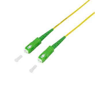 LogiLink SC/APC -> SC/APC M/M adatkábel 10m sárga OS2 9/125µ