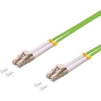 LogiLink LC/UPC duplex -> LC/UPC duplex M/M adatkábel 7.5m zöld OM5, 50/125µ
