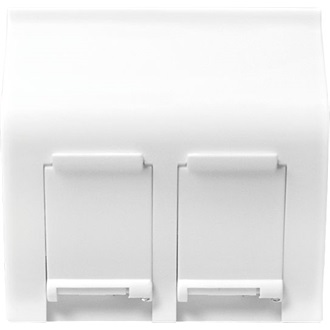 Logilink French Face Plate 45° type, 45*45 mm, 2 Port, white